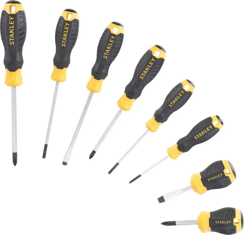 STHT16167-0 CUSHION GRIP™ Schroevendraaierset PH / Standaard / Parallel - 8-delig fra Stanley – produktbillede