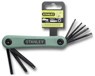 Stiftsleutelset 8 Dlg T9-T40 by Stanley, Green – product image 2 of 2