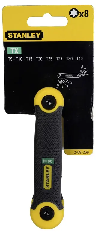 Stiftsleutelset Torx 8 delig - 2-69-266 by Stanley, Yellow – product image 2 of 2