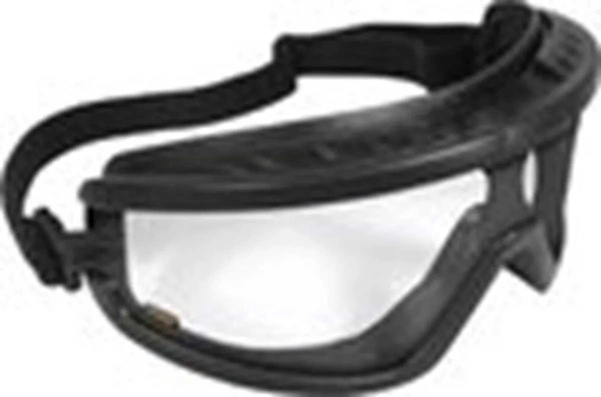 SY240 veiligheidsbril - polycarbonaat - 1 stuk - verstelbare hoofdband en geventileerd de Stanley, Transparent – image du produit