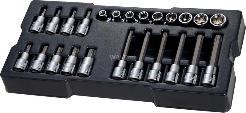 TRANSMODULE TORX BITSET 1/2 ZESKANT 24-DELIG by Stanley – product image