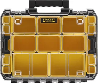 Tstak Organizer Compact - FMST82967-1 van Stanley, Transparant, Geel, Zwart – productafbeelding 1 van 4