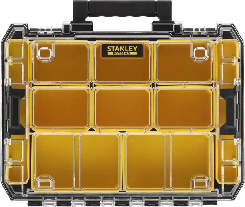 Tstak Organizer Compact - FMST82967-1 van Stanley, Transparant, Geel, Zwart – productafbeelding 1 van 4