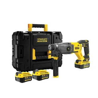 V 20 -Marteau perforateur-burineur sans fil 18 V 4 Ah Li-Ion + 2 batteries, + chargeur de Stanley – image du produit 2 sur 2