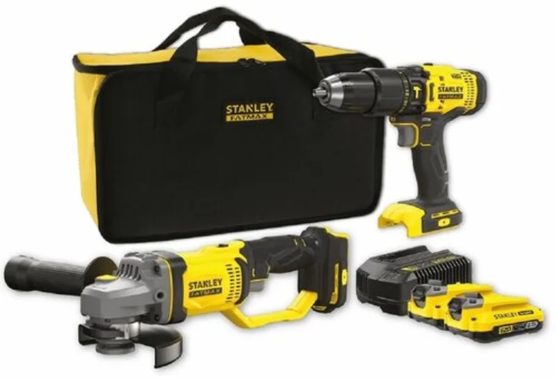 V20 SFMCK471D2 - Draadloze Combinatieset - Klopboormachine - Haakse Slijper by Stanley – product image