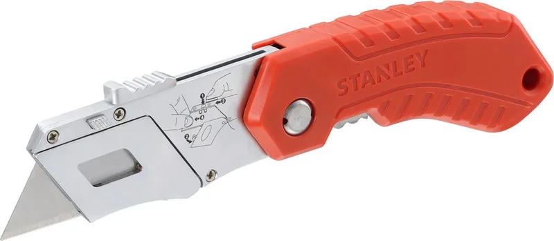 Vouwbaar Veiligheidsmes - 0-10-243 de Stanley, Rouge – image du produit