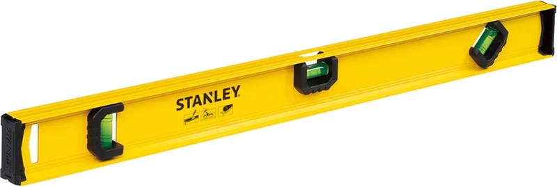 Waterpas I-Beam 1200mm 3L met 180° Libel de Stanley, Argent – image du produit