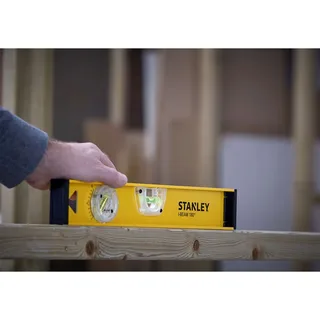 Waterpas I-Beam 600mm 3L met 180° Libel by Stanley, Yellow, Black – product image 3 of 4