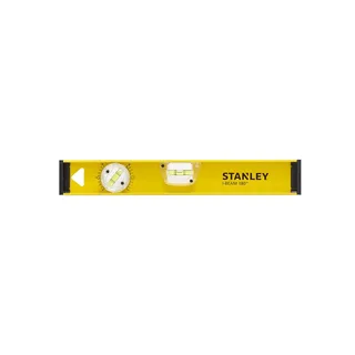 Waterpas I-Beam 600mm 3L met 180° Libel by Stanley, Yellow, Black – product image 2 of 4