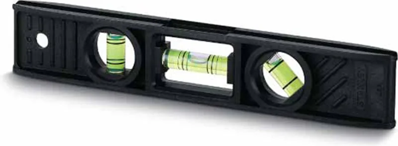 Waterpas Torpedo 200mm - 3L - 0-42-294 de Stanley, Noir – image du produit