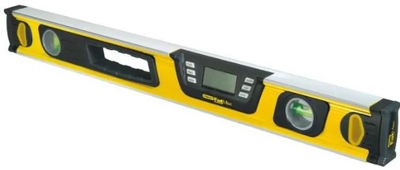 Waterpasset + hoes: FMHT43676-1 120 cm buisvormige waterpas FATMAX PRO FMHT43683-1 draagtas fra Stanley, Gul – produktbillede