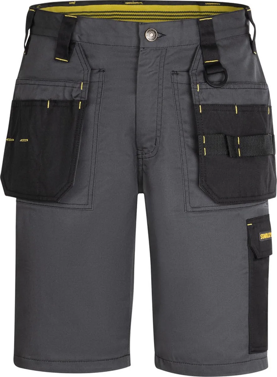 Werkbroek Stanley Bermuda van Stanley, Zwart, XL – productafbeelding