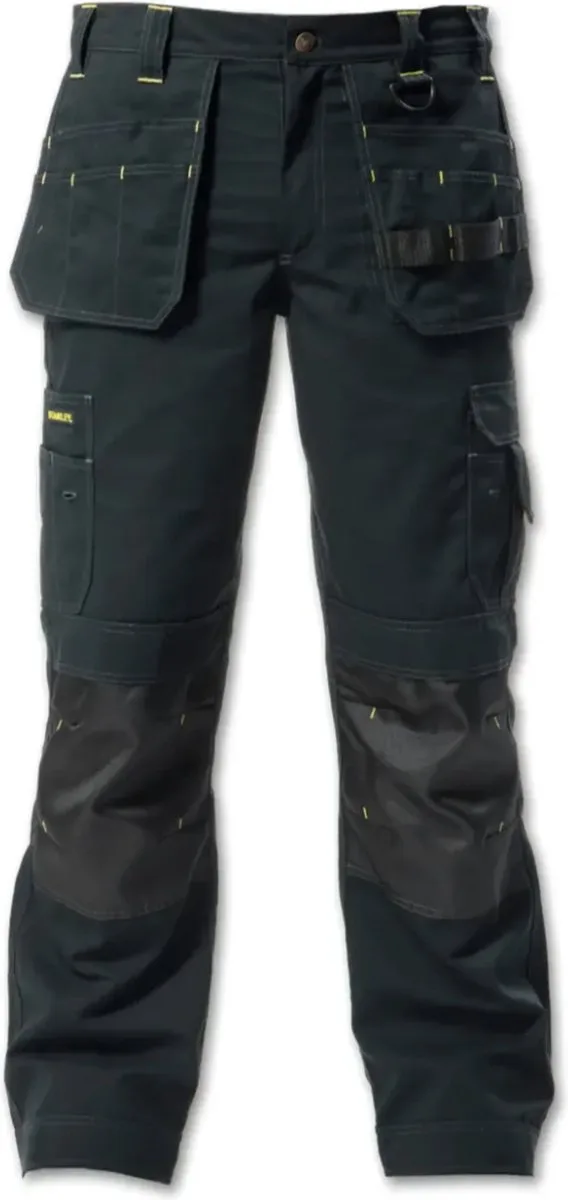 Werkbroek Stanley fra Stanley, Sort, L – produktbillede