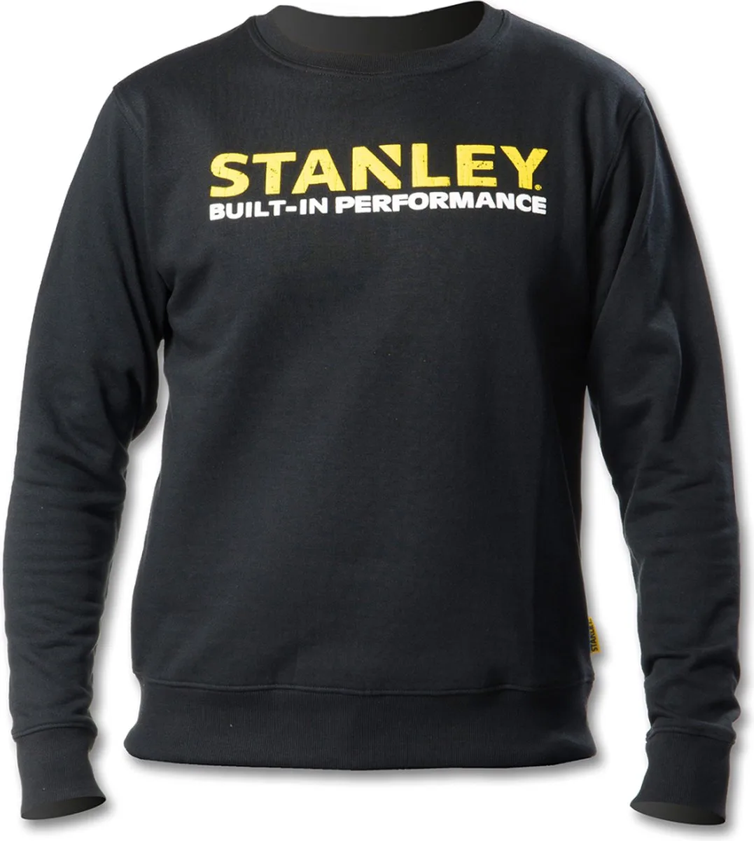 Werkshirt Stanley Roundneck Sweatshirt (Mwwx82) M van Stanley, Zwart – productafbeelding