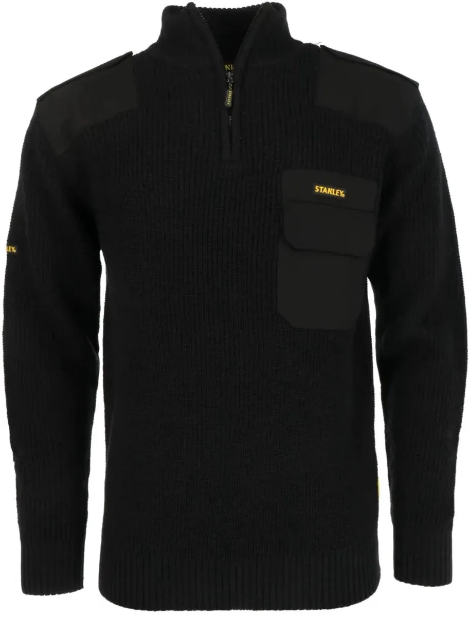 Werktrui Stanley Pullover Commando ( Mpuz11001Bra ) M/50 van Stanley, Zwart – productafbeelding
