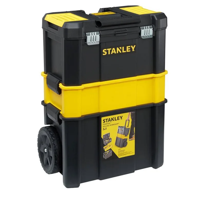 Werkzeugkoffer ESSENTIAL™ ROLLENDE WERKSTATT STST1-80151 van Stanley – productafbeelding 3 van 5