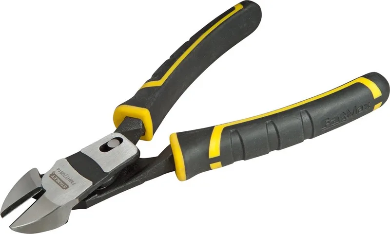 Zijsnijtang - Zijkniptang - Kniptang - Kracht 200mm - Dubbele Scharnierconstructie de Stanley, Noir – image du produit