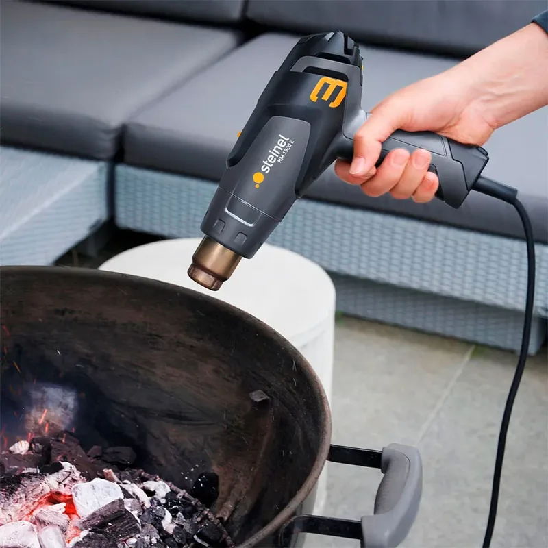Heteluchtpistool HM 1920 E - 2000W - Verfbrander - Temperatuur instelbaar van 80-600°C - Luchtvolume instelbaar van 150-500l/min by Steinel – product image 6 of 6