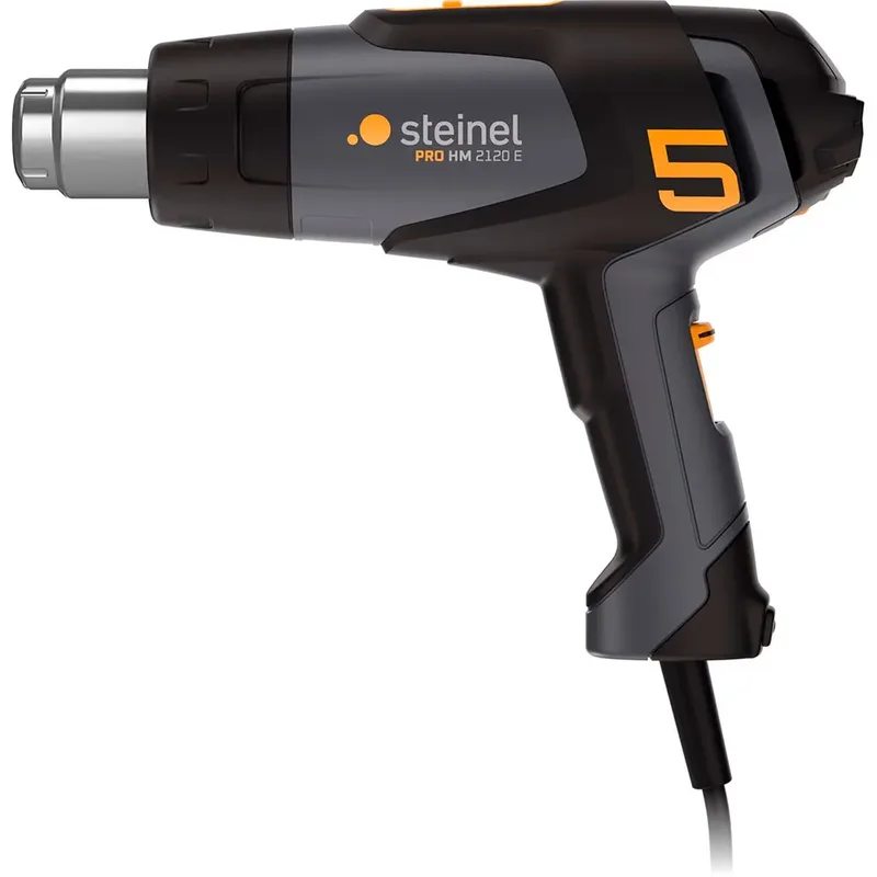 Heteluchtpistool HM 2120 E - 2200W - Verfafbrander - Temperatuur instelbaar van 80-630°C - Luchtvolume instelbaar van 150-500l/min van Steinel – productafbeelding 2 van 6