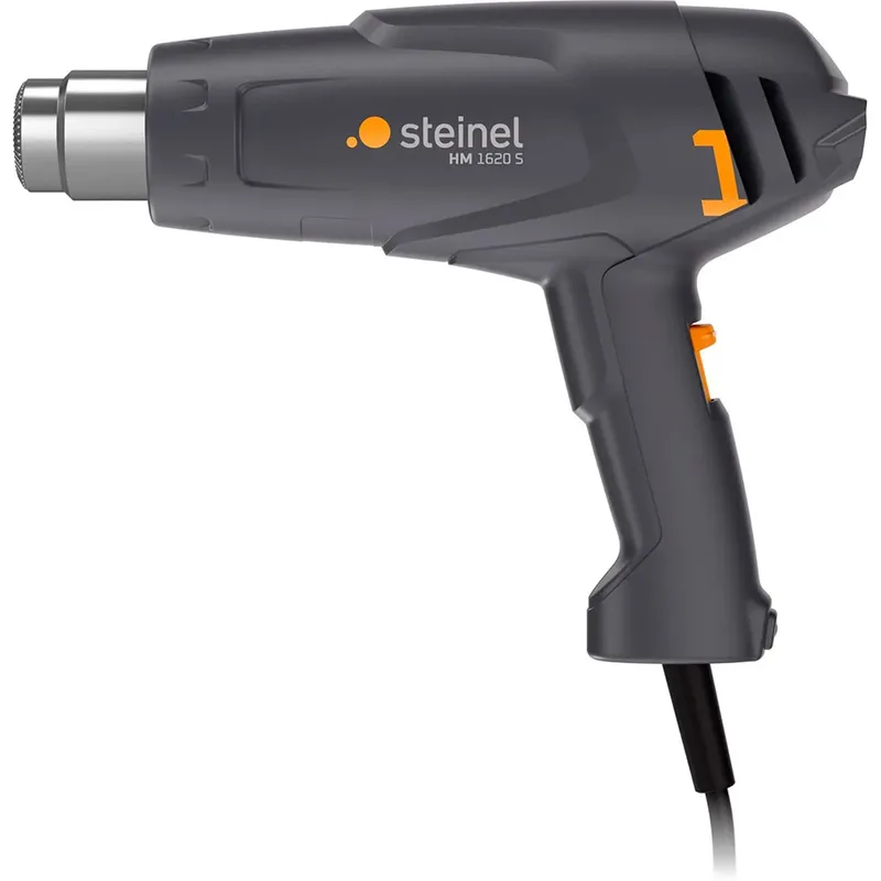 Heteluchtpistool HM1620S - 1600W - Verfafbrander - Temperatuur instelbaar op 300°C en 500°C - Luchtvolume instelbaar op 240-450l/min van Steinel – productafbeelding 2 van 6