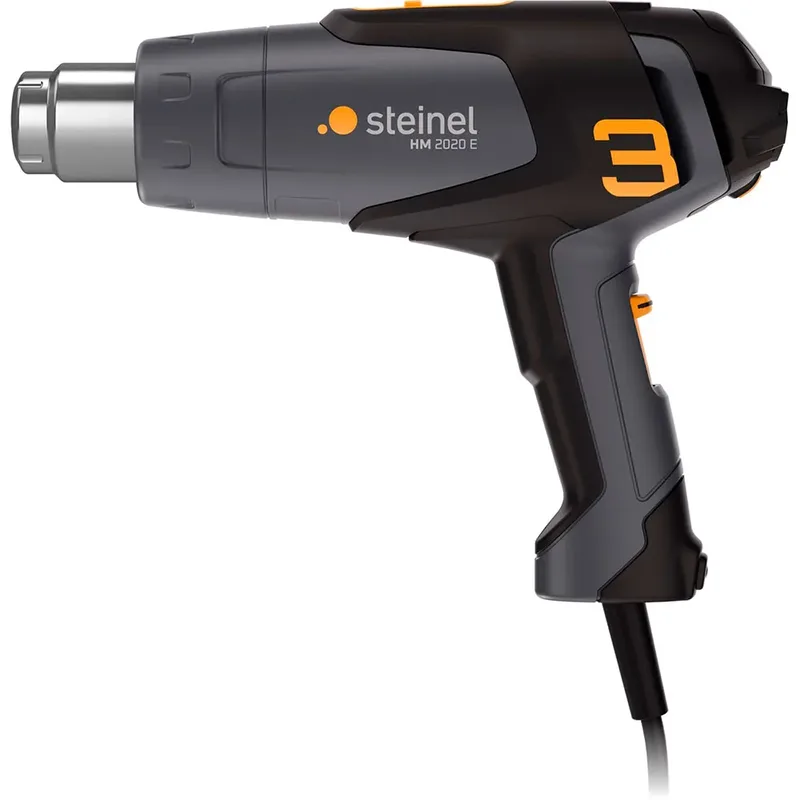 Heteluchtpistool HM2020E - 2200W - Verfafbrander - Temperatuur instelbaar van 80-630°C - Luchtvolume instelbaar van 150-500l/min - 2,2m kabel van Steinel – productafbeelding 2 van 6