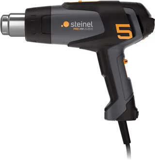 Heteluchtpistool HM2120E - 2200W - Verfafbrander - Temperatuur instelbaar van 80-630°C - Luchtvolume instelbaar van 150-500l/min - 7,5m kabel by Steinel – product image 1 of 2