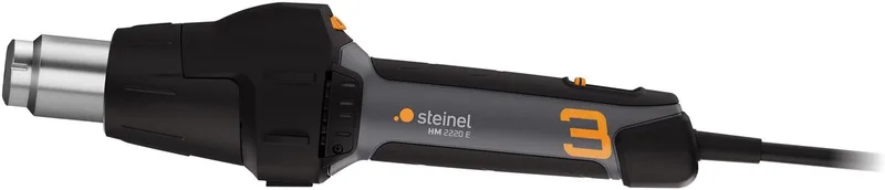 Heteluchtpistool HM2220E - 2200W - Verfafbrander - Traploos instelbaar 80°C en 630°C - Luchtvolume instelbaar op 3 standen tussen 150-500 l/min van Steinel – productafbeelding
