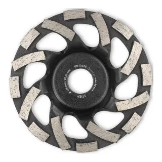 Diamantschleiftopf 125 x 22,23 mm Abrasiv de Stier – image du produit