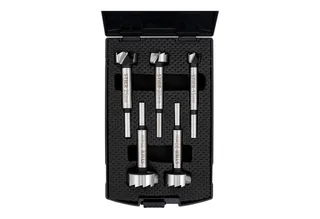 Holzbohrer STIER hochwertiger Forstnerbohrer Set 5-teilig in praktischer Kassette de Stier, Multicolore – image du produit 2 sur 4