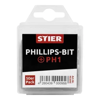 Phillips-Bit-Großpackung PH1 von Stier – Produktbild