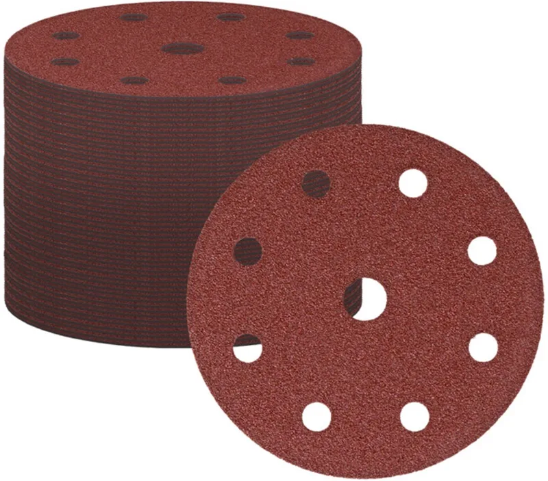 schuurschijven hout D125 / P150 / 8 gaten, 25 st. by Stier – product image