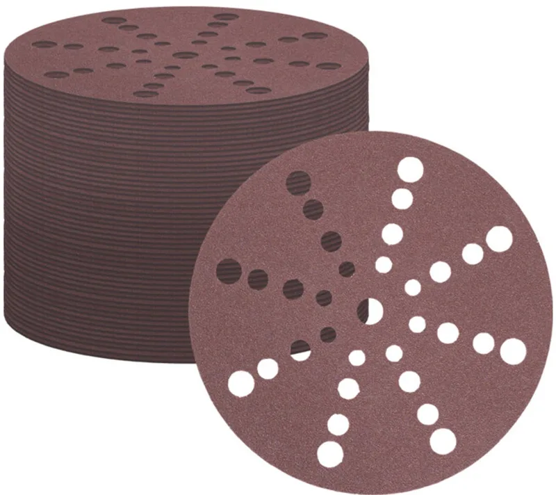 schuurschijven hout D150 / P120 / 25 st. / 32 gaten de Stier – image du produit