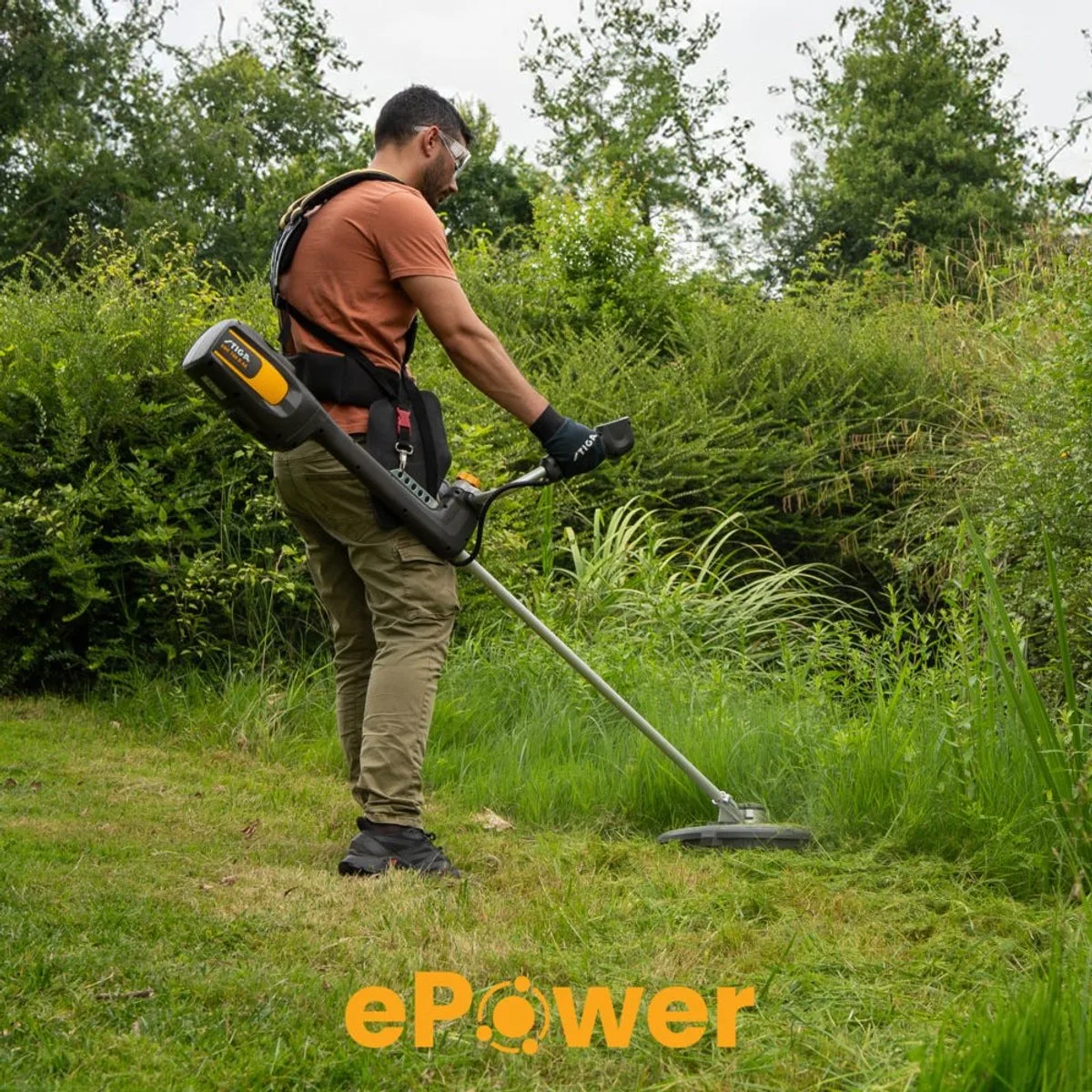 BC 700e B Grastrimmer - Accu - 38 cm - borstelloze motor by Stiga – product image