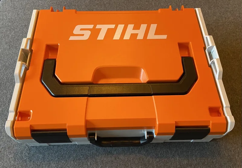 Accu opbergbox maat S Sortimo L-Boxx Stihl 0000-882-9700 by Stihl, White, Orange – product image