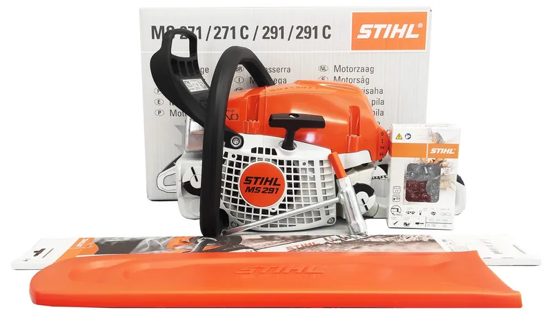 Benzin-Kettensäge MS 291 Benzin Motorsäge, Light 06 – 40cm, 3-tlg. von Stihl – Produktbild 1 von 3