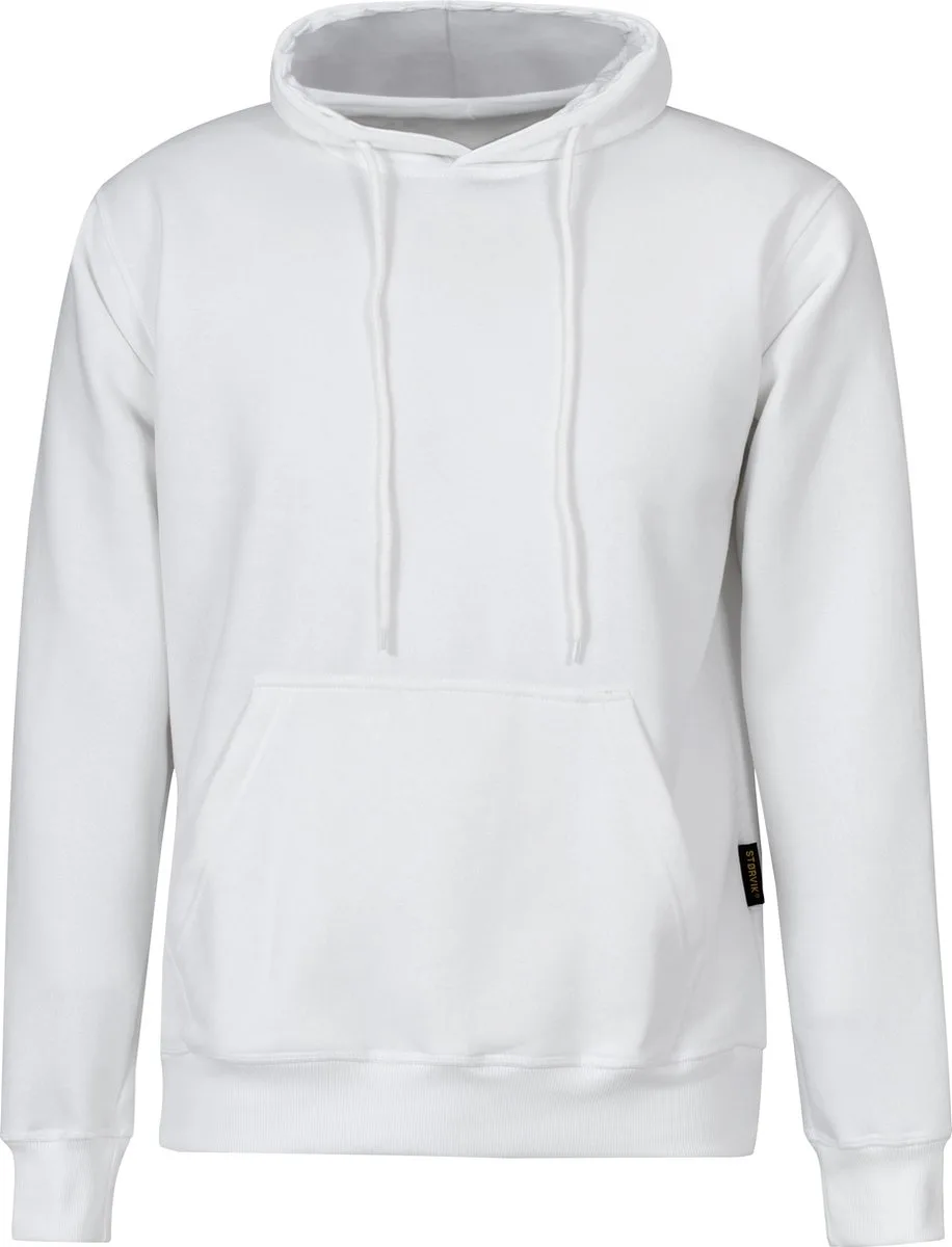 Hooded Sweater - Heren - Wit - Hedmark de Størvik, Blanc, M – image du produit