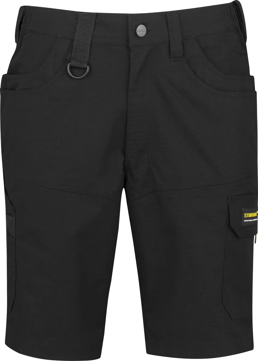 Licht Gewicht Korte Werkbroek Heren Zwart - RON de Størvik, Noir, M – image du produit