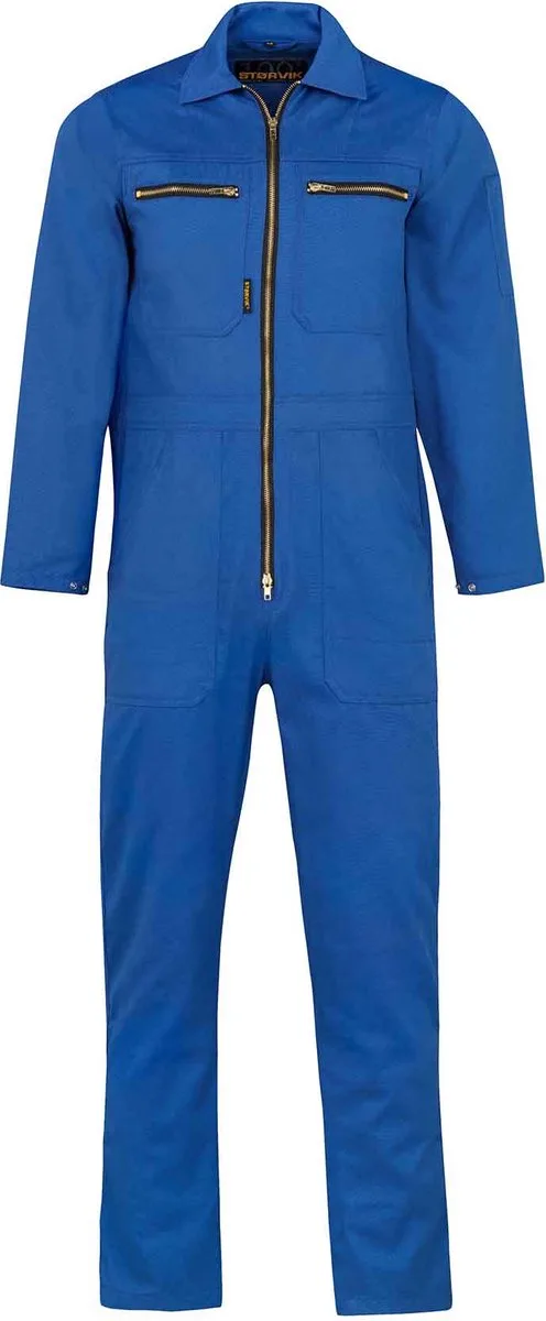 Rally Overall 100% Katoen Unisex Blauw - NIGEL van Størvik, Blauw, 58 – productafbeelding