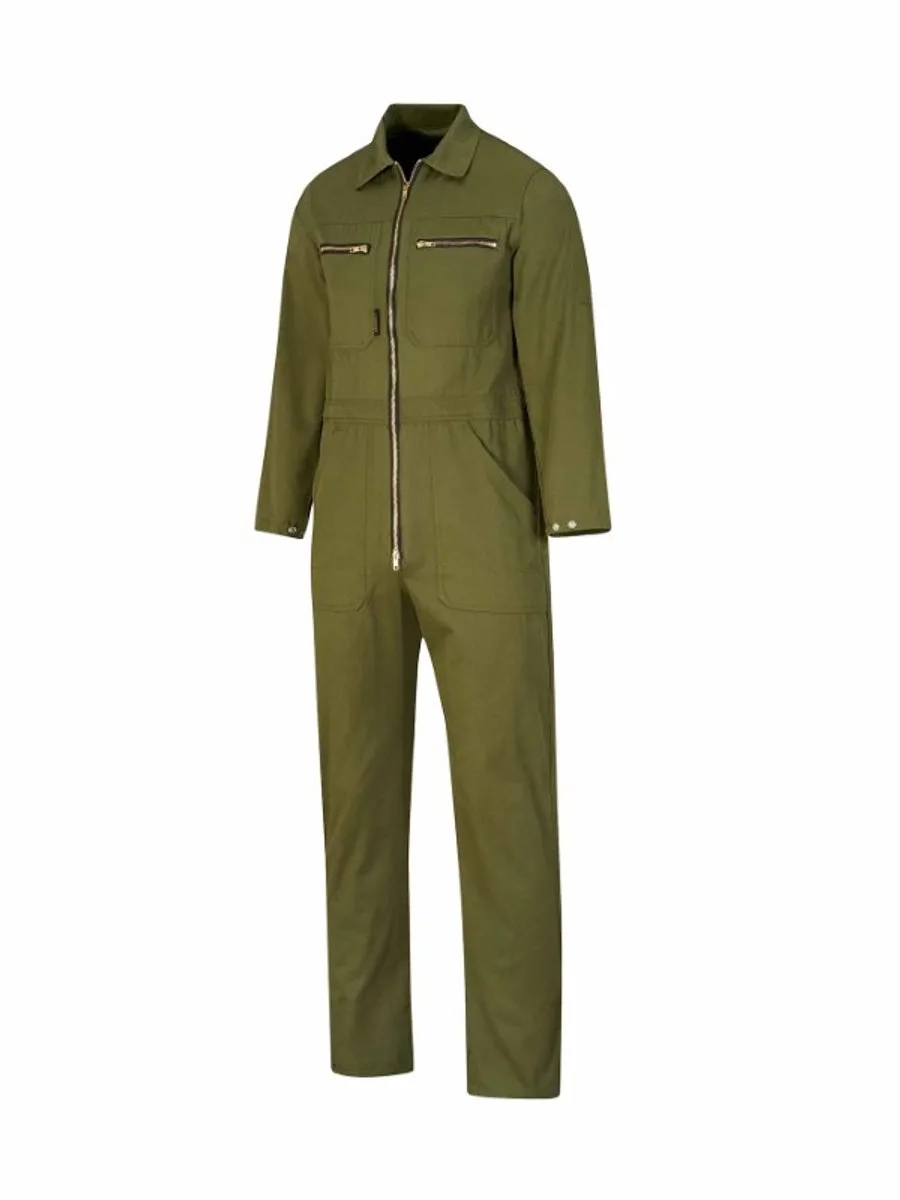 Rally Overall 100% Katoen Unisex Olijfgroen - NIGEL de Størvik, Olijfgroen, 60 – image du produit