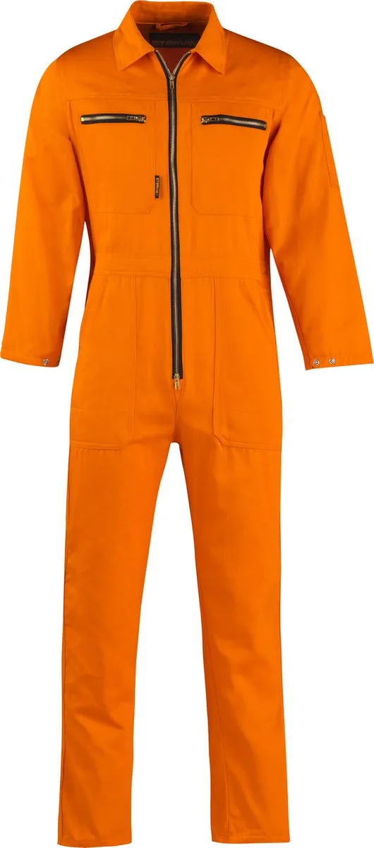 Rally Overall 100% Katoen Unisex Oranje - NIGEL de Størvik, Orange, 56 – image du produit