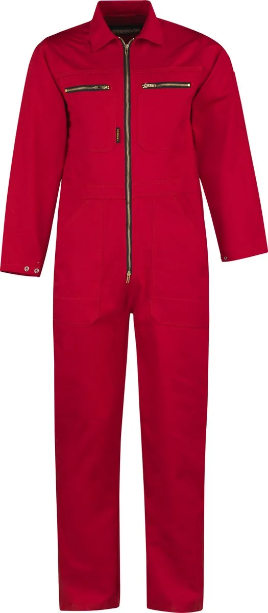 Rally Overall 100% Katoen Unisex Rood - NIGEL de Størvik, Rouge, 54 – image du produit