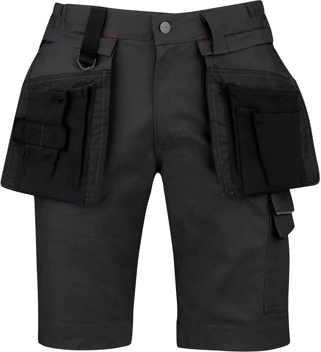 Stretch Korte Werkbroek Heren Zwart - THIJS by Størvik, Black, XS – product image