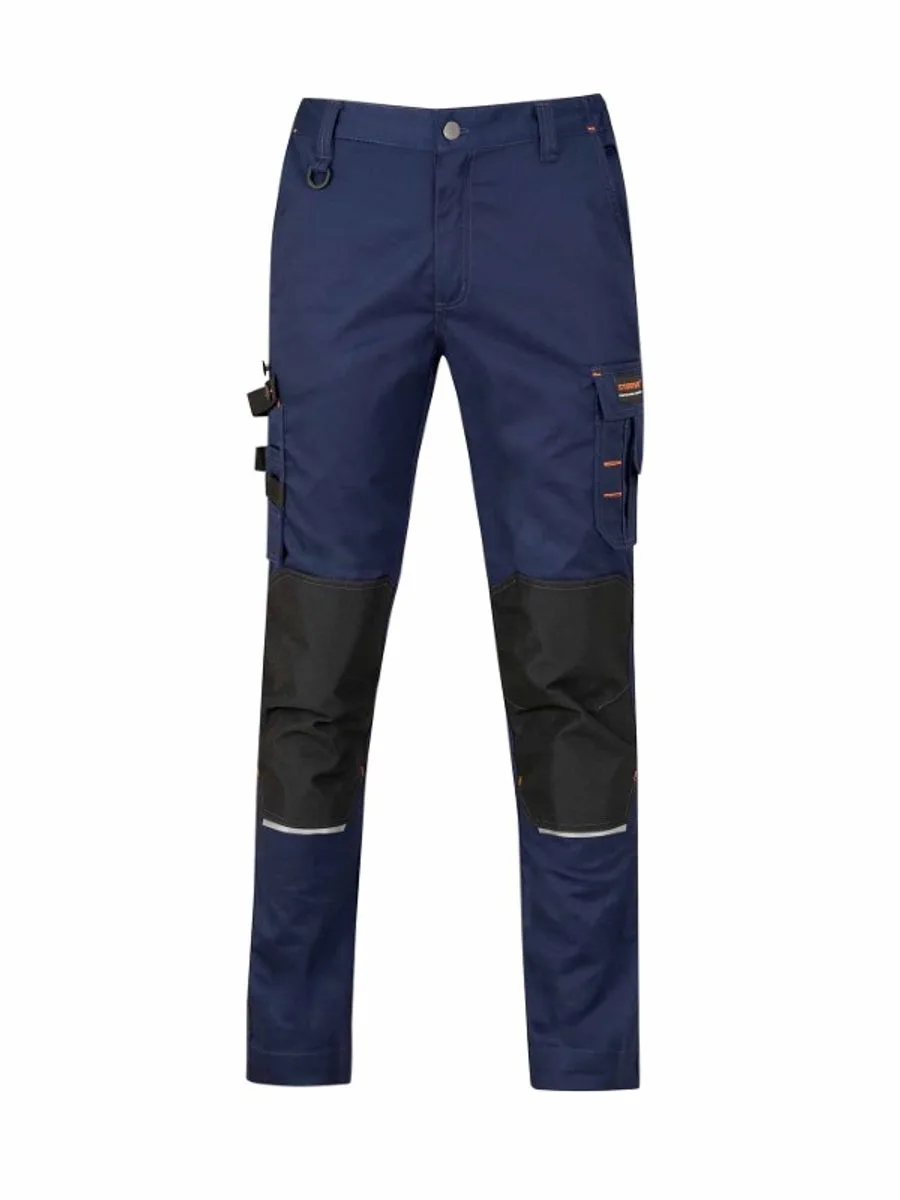 Stretch Werkbroek Heren Donkerblauw - ROY de Størvik, Bleu foncé, L – image du produit