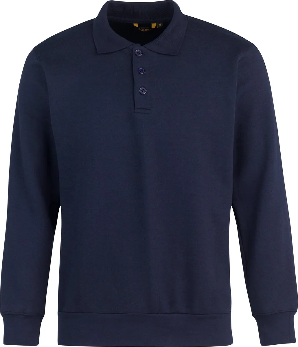 Sweater Ronde Hals Heren Donkerblauw - (50) - Napoli de Størvik, Bleu foncé, M – image du produit