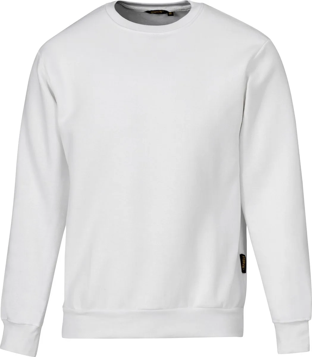 Sweater Ronde Hals Heren Wit - (50) - Torino de Størvik, Blanc, M – image du produit