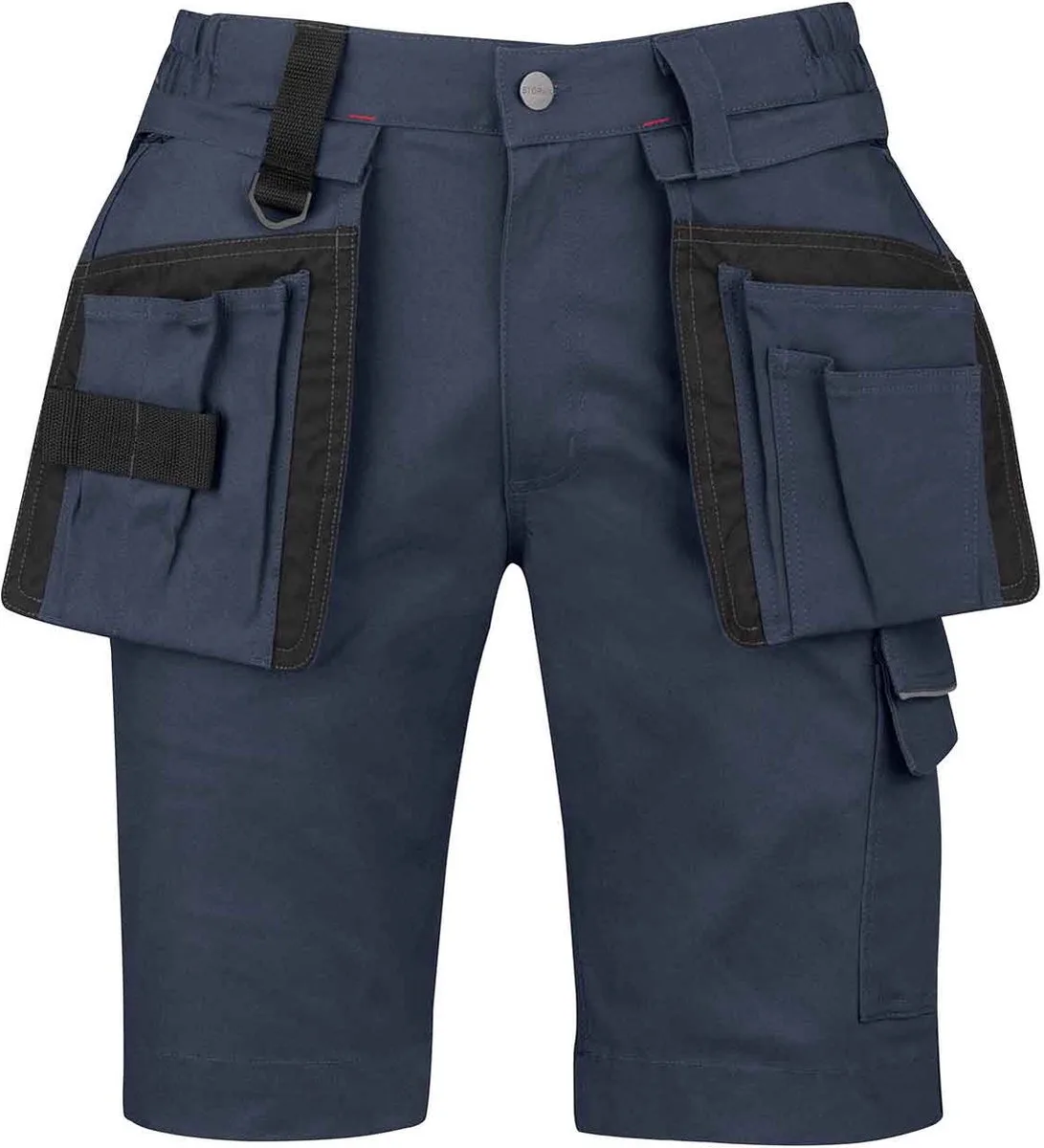 Thijs Stretch Korte Werkbroek Heren - Werkshort - Donkerblauw de Størvik, Bleu foncé, L – image du produit