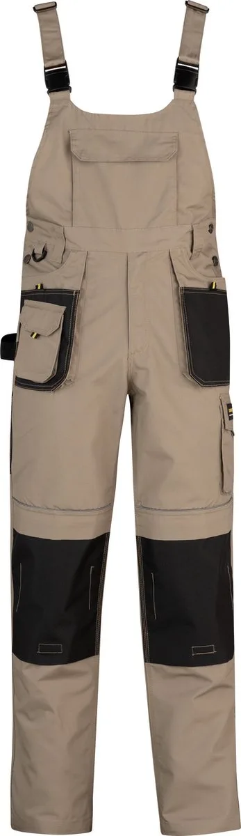 Tuinbroek - Amerikaanse Overall Khaki - PAN van Størvik, Khaki, XL – productafbeelding