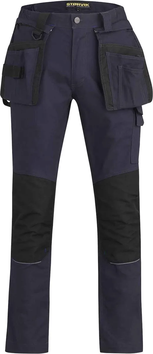 WERKBROEK donkerblauw - Tim fra Størvik, Mørkeblå, L – produktbillede