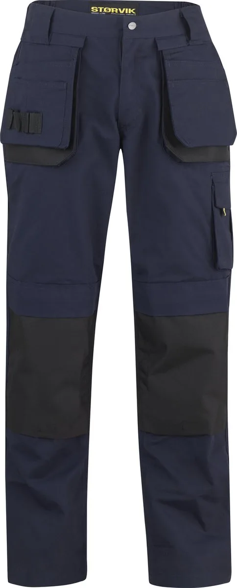 Werkbroek Heren Donkerblauw - DAVID van Størvik, Donkerblauw, XXL – productafbeelding
