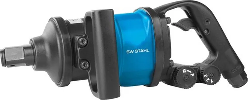 S3279 pneumatische slagmoersleutel I vierkant 1 inch I max. losdraaimoment 3800 Nm I korte aandrijfspindel I werkplaats pneumatisch gereedschap fra SW-Stahl – produktbillede